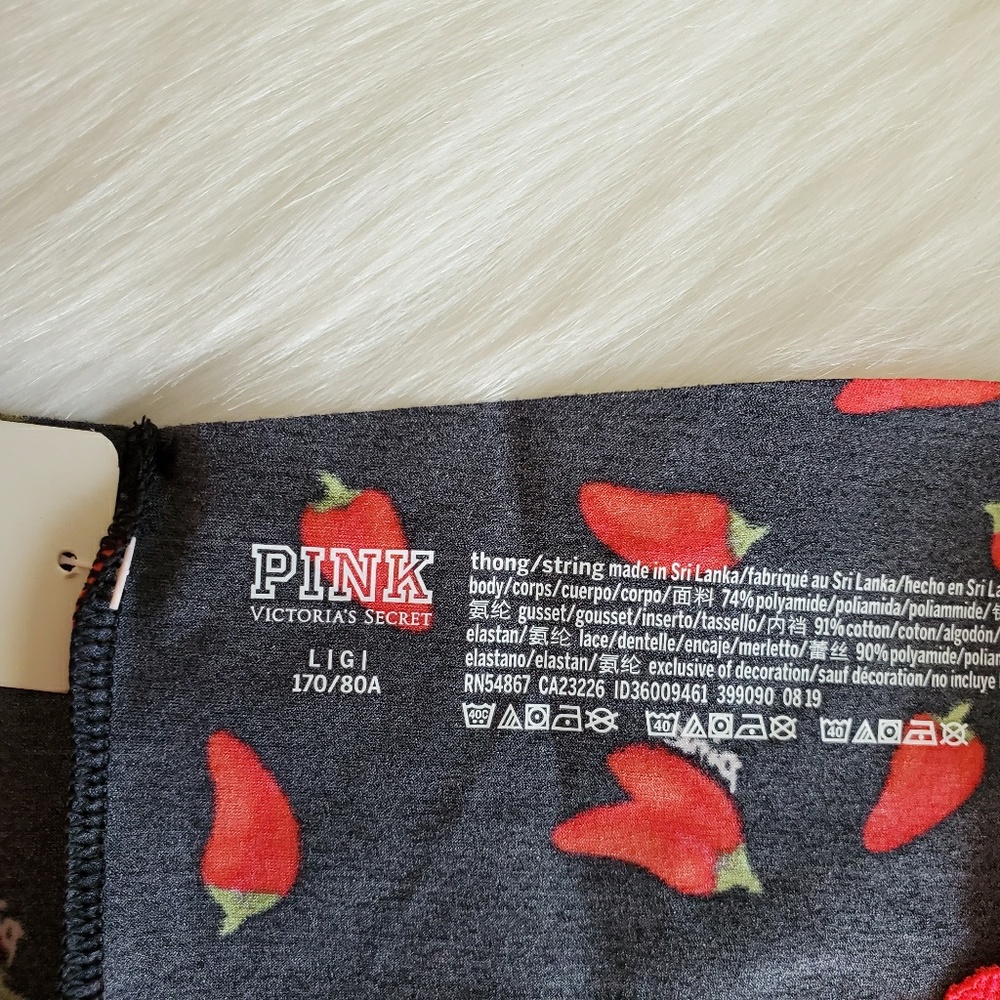 PINK VICTORIA'S SECRET THONG SIZE L - Picture 5 of 6